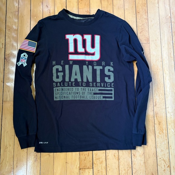Nike Other - New York Giants Salute To Service Shirt Mens Small Nike On Field NFL Sportswear